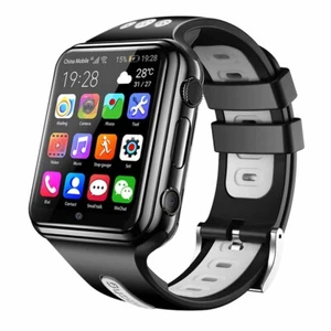 Montre intelligente pour enfants 4G montre intelligente double caméra débloquée montres téléphone enfants cadeau - Photo 1 sur 15
