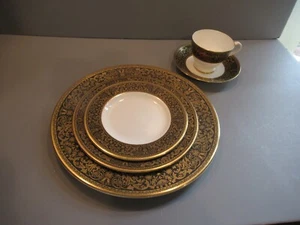 Minton Bone China England Grandee (2) 5 PC Place Settings Three Plates Cup Sauce - Picture 1 of 17