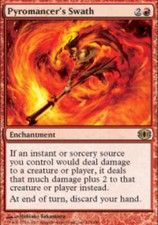 1x Pyromancer's Swath LP, English MTG Future Sight