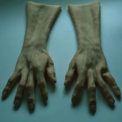 Standard skin color simulated silicone gloves /Realistic Silicone Prosthetic - Image 1 of 4