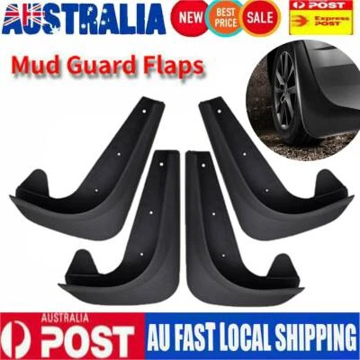 4Pcs/Set Front Rear Mudguards Universal Car Mud Flaps Splash Guards Mudflaps - image 1 of 4