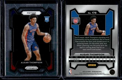 2023-24 Panini Prizm Basketball Base Rookie #178 Ausar Thompson Rookie RC - Image 1 of 2