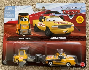 Disney Pixar Cars Masha Ellswrench Megan Shifter + Tires 2025 2 PACK Diecast NEW - Picture 1 of 2
