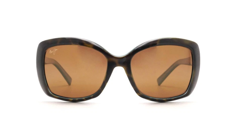 Maui Jim Orchid Mj735 Polarized Sunglasses Tortoise With Peacock Italy - 73510P