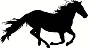 HORSE Vinyl Decal Sticker Car Truck Van Bumper Laptop Wall Case MUSTANG STALLION - Picture 1 of 1