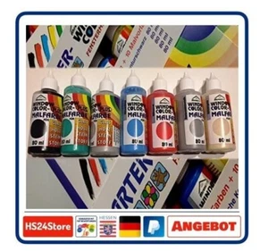 Window Color Farbe 80ml 7er Starter Set Glitzerfarben Fenstermalfarbe - Bild 1 von 1