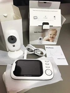 Wireless Baby Monitor with 2 Way Audio Night Vision with Temperature Monitor - Picture 1 of 9