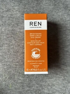 Ren Clean Skincare Brightening Dark Circle Eye Cream 0.5 fl. oz New In Box - Picture 1 of 2