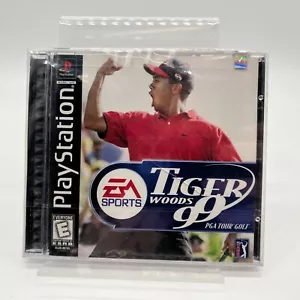 Tiger Woods 99 PGA Tour Golf Sony PlayStation 1  PS1 BRAND NEW FACTORY SEALED - Picture 1 of 8