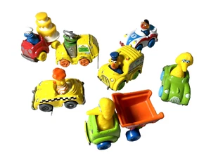 Juego de 7 coches diecast Playskool Plaza Sésamo 1981-1983 Jim Henson - Imagen 1 de 19