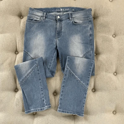Jeans MIh Paris Roadster Whistler pierna ajustada tiro medio 31 Foto 1 de 4