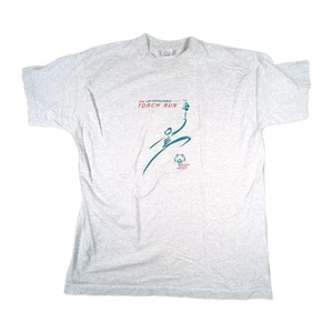 Vintage 1997 Special Olympics Law Enforcement Torch Run Single Stitch USA Made Shirt - Bild 1 von 9