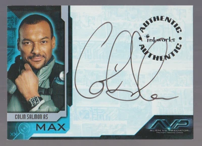 2004 Inkworks Alien vs. Predator AVP Autograph COLIN SALMON as Max ON CARD AUTO - Image 1 of 2