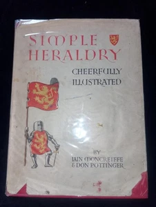 Simple Heraldry Cheerfully Illustrated by Iain Moncreiffe & Don Pottinger HBDJ - Picture 1 of 11