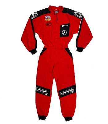 Mercedes F1 Vintage Racing Suit Pit Crew Style Bosch Dunlop Gerhard Berger - Image 1 of 4