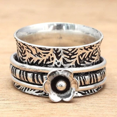 Spinner Anxiety Handmade Silver Jewelry  "6.5" - Image 1 of 4