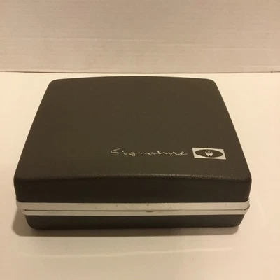 VTG Wards Signature Sewing Machine Case With Accessories And Cams - Image 1 of 4