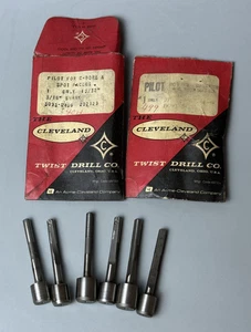 Cleveland Spiralbohrer Co. Menge 6 Pilot Senkbohrung & Spot Facers mit Org Env - Bild 1 von 8
