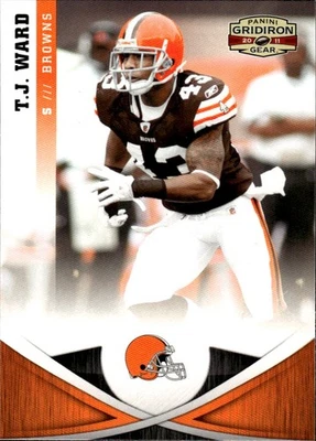2011 Panini Gridiron Gear #32 T.J. Ward [GOATCARDS] - Image 1 of 2
