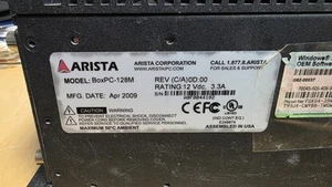 ARISTA BoxPC-128M REV (C/A) 0.A/0.0 Windows XP Pro Wonderware HMI PC FastShip - Picture 1 of 8