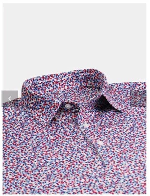 CAMISA POLO CON ESTAMPADO DE JERSEY PATRIÓTICO DONALD ROSS SPORT PARA HOMBRE TALLA XLarge Foto 1 de 2