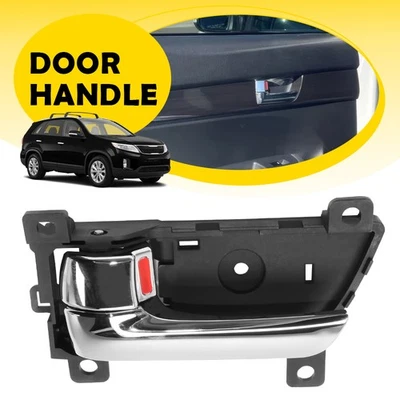 Interior Door Handle For 2011-2015 Kia Sorento Front or Rear Left Driver Side - Image 1 of 4