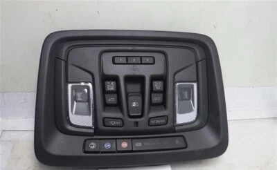 2019-2022 Chevy Silverado Sierra 1500 Roof Overhead Console With SunRoof Black - Image 1 of 2