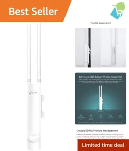 Durable Omada N300 Outdoor Access Point with 300Mbps Speed & Easy Installation - Picture 1 of 10