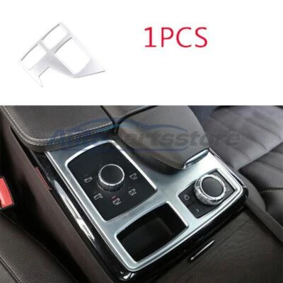 Cubierta multimedia plateada mate para consola central apta para Benz ML GL 2012-2016 Foto 1 de 4
