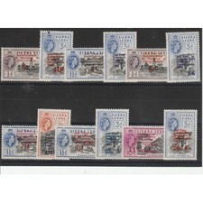 SIERRA LEONE 1963 INDIPENDENZA YV 228/33+ PA 1/6 12 VAL MNH MF50785