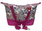 Sanrio Hello Kitty White Pink Duffle Bag Carry On Overnight Travel Large Tote