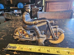 Oldtimer 7" AC Williams Gusseisen Motorrad - Bild 1 von 10