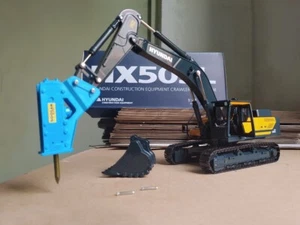1:43 28CM HX505L Crawler Excavator Contruction Equipment Machine Diecast Model B - Picture 1 of 12