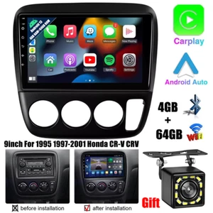 Android 13 For 1995-2001 Honda CR-V CRV Radio Carplay Car Stereo BT GPS Navi+Cam - Picture 1 of 24