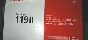 Canon 119 II, 3480B001 Black, High Capacity Toner Cartridge , NIB - Photo 1/3