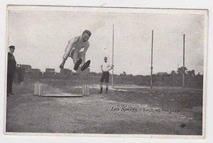 Vintage französische Leichtathletik Sport Postkarte — Weitsprung oder Saut en longueur - Bild 1 von 2