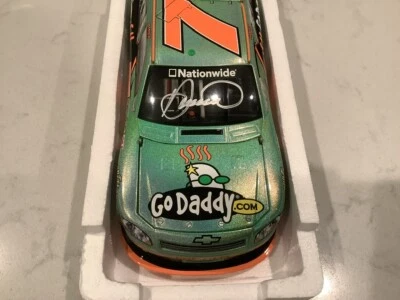 DANICA PATRICK AUTOGRAPHED 2011 CHEVY IMPALA GODADDY.COM FLASHCOAT DIECAST &CARD - Image 1 of 4