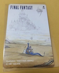 1987 FF the first final fantasy Ⅰ phone card #001 - Picture 1 of 2