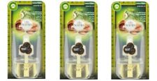 3 X Air Wick Plug In Electrical Refills Christmas Tree Wishes 17ml Airwick