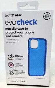 Tech21 EvoCheck Case for iPhone 12 Pro Max 6.7" 2020, Super Slim, Non-Slip - Picture 1 of 10