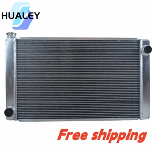 3 Row Universal Crossflow 28" Core Radiator Ford Config #UN28-FD - Picture 1 of 4