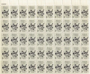 USA #1099 1957 Religionsfreiheit Bogen, ss NH. - Bild 1 von 1