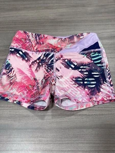 Pink Girls Athletic Shorts Medium 7-8 H10 - Picture 1 of 1