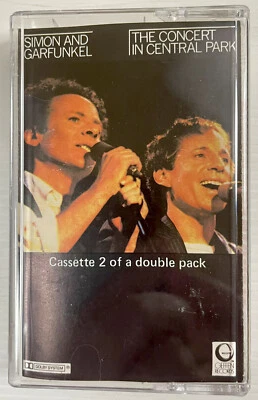 Simon & Garfunkel The Concert In Central Park Music Cassette 2 Tape Geffen 1982 - Image 1 of 4