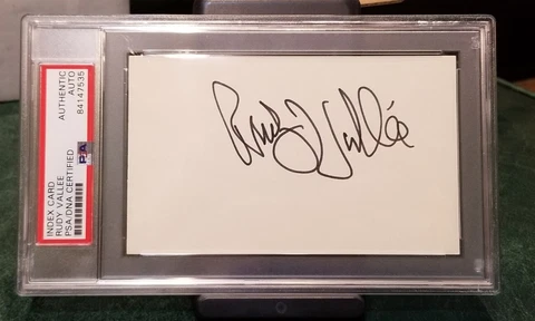 Rudy Vallee Signed PSA DNA Autograph Auto Musician Slabbed Actor Cover