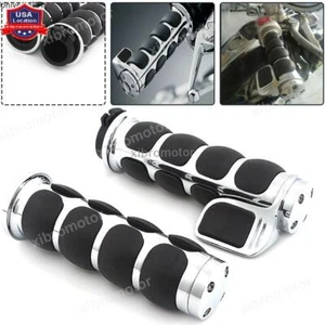 Custom 1" Motorcycle Handle Bar Hand Grips for Yamaha V-Star 650 XVS650A Classic - Picture 1 of 15