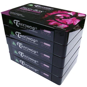 5 PACK- TREEFROG FRESH BOX BLACK MUSK SCENT CAR AIR FRESHENER TRBM57 - Bild 1 von 4