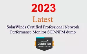 SolarWinds Network Performance Monitor SCP-NPM dump GUARANTEED (1 month update) - Picture 1 of 1