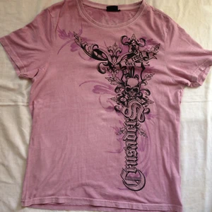 RAINBOW GERMAN REBEL MOTORCYCLE T-SHIRT SKULL RACER BIKER  MED SZ US  48-50 UK - Picture 1 of 12