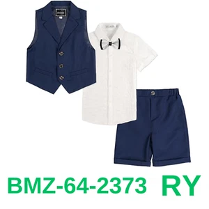 LOLANTA Flower Girl Boys 4PCs Waistcoat Suit, Wedding Party Shorts Set, 8 years - Picture 1 of 4
